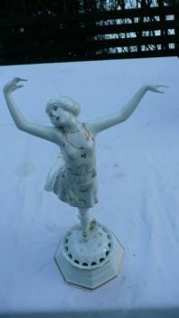Porcelain Dancer Figurine - 1930 Porcelain Dancer Figurine - 1930