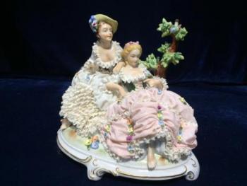 Porcelain Group of Figures - Volkstedt - Rudolstadt - 1920 Porcelain Group of Figures - Volkstedt - Rudolstadt - 1920