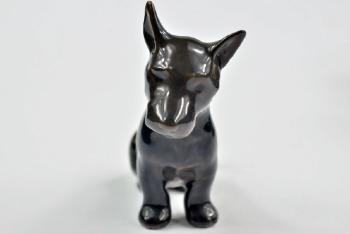Porcelain Dog Figurine - white porcelain - Copenhagen - 1940 Porcelain Dog Figurine - white porcelain - Copenhagen - 1940