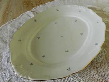 Porcelain Tray - white porcelain - HC Chodau Czechoslovakia - 1930 Porcelain Tray - white porcelain - HC Chodau Czechoslovakia - 1930