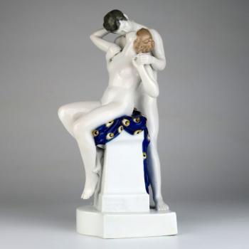 Lovers - white porcelain - 1924 Lovers - white porcelain - 1924