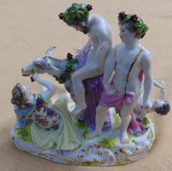Porcelain Figural Group - 1860 Porcelain Figural Group - 1860