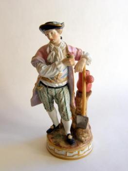 Porcelain Man Figurine - 1800 Porcelain Man Figurine - 1800