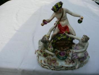 Porcelain Group of Figures - 1850 Porcelain Group of Figures - 1850