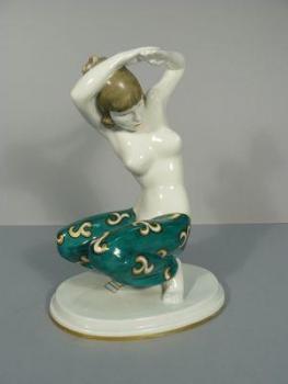 Porcelain Dancer Figurine - glazed porcelain - Karl Ens Germany - 1920