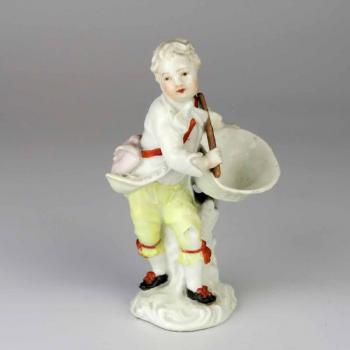 Porcelain Figurine - white porcelain - Meissen - 1760