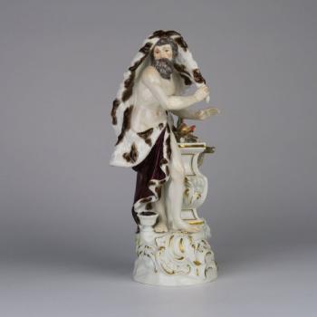 Porcelain Figurine - white porcelain - Meissen 1760 - 1760