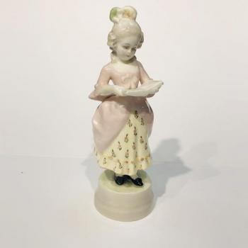 Porcelain Girl Figurine - Goldscheider - 1890