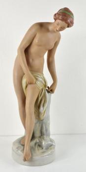 Porcelain Girl Figurine - porcelain - Royal Dux - 1900