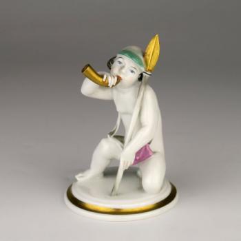 Porcelain Figurine - white porcelain - Gustav Oppel - 1925