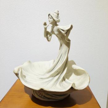 Porcelain Girl Figurine - Royal Dux, Alois Hampel - 1900