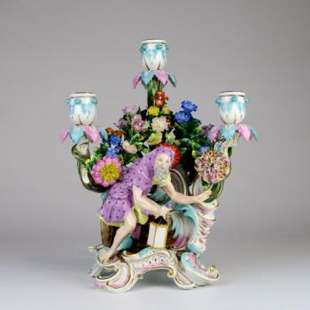 Porcelain Candle Holder - Johann Joachim Kndler (1706  1775) - 1750